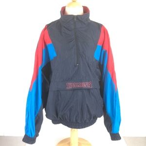 Vintage 80s Spalding Windbreaker Track Jacket